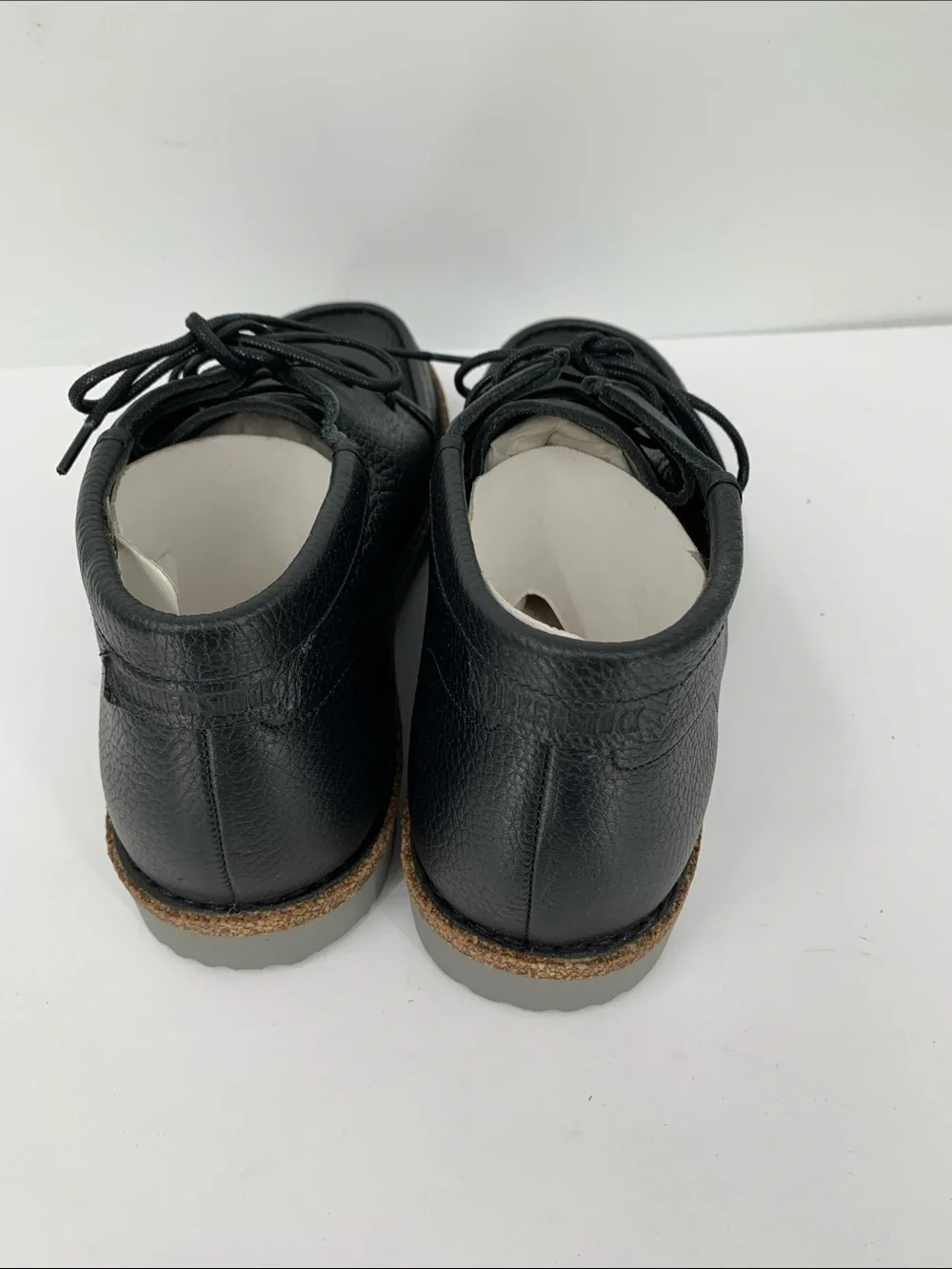Birkenstock Delano High Chukka boots tie black leather comfort shoe new 42 11 9